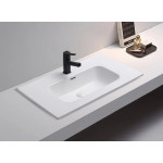 Ceramic top basin/ matte white or matte black 60,75,90,120cm OMB 900